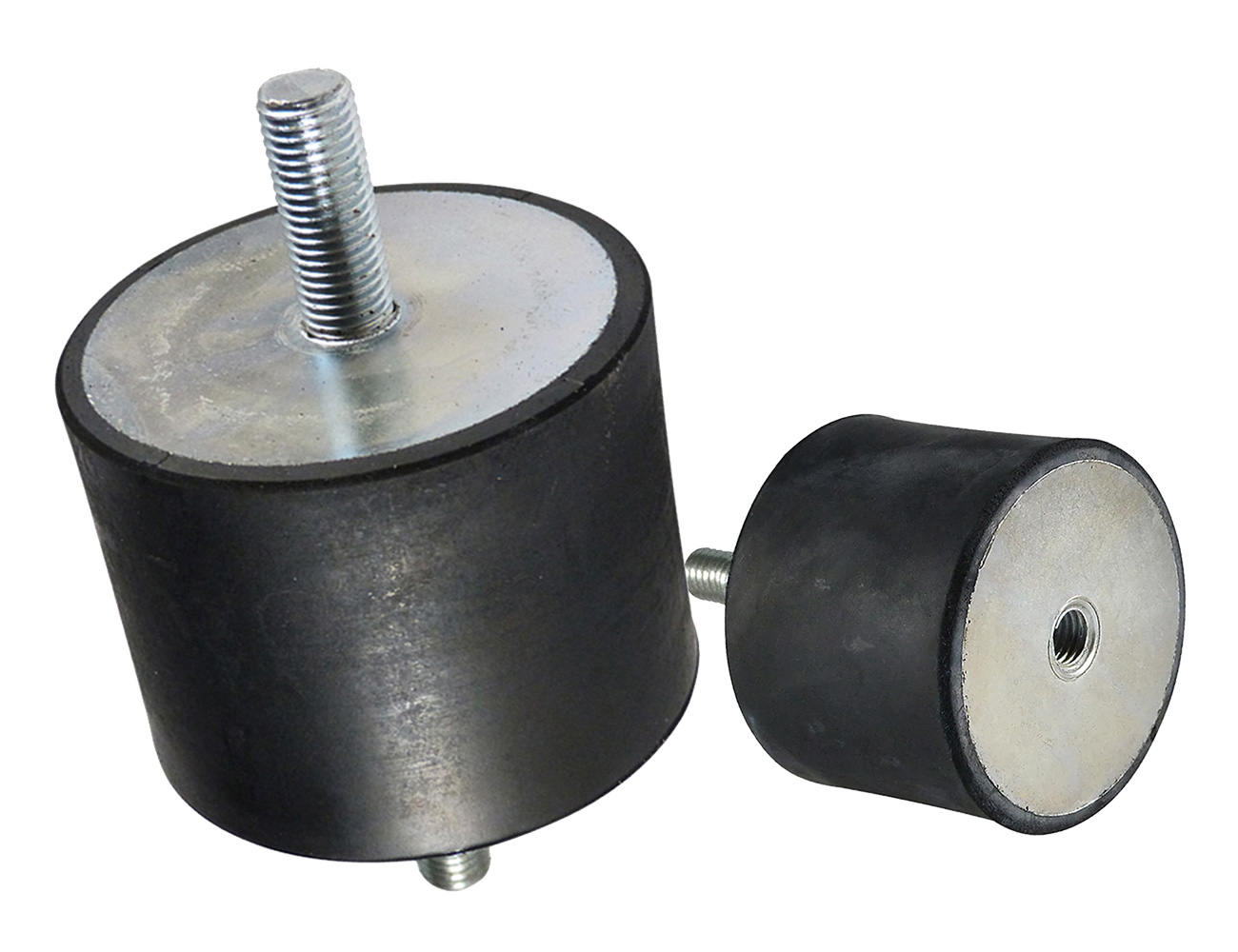 Cylindrical bobbin mounts